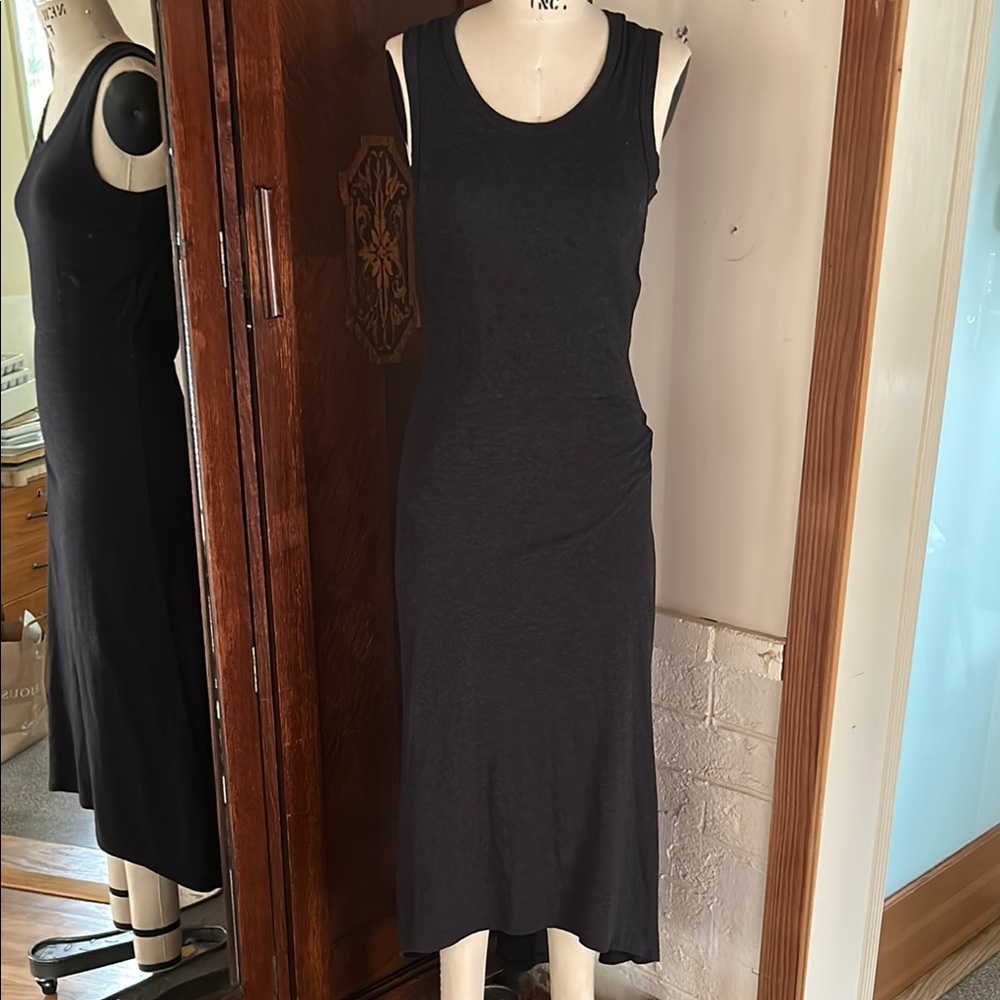 JAMES PERSE Scoop Neck Long Dress. Black. Size 0 ♡